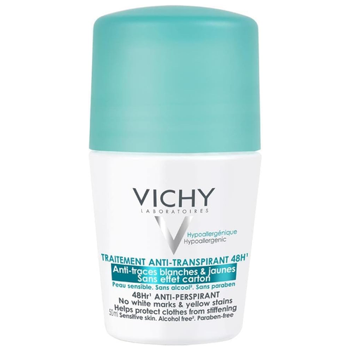 Vichy Yellow Stain Roll-on Deodorant 50ml